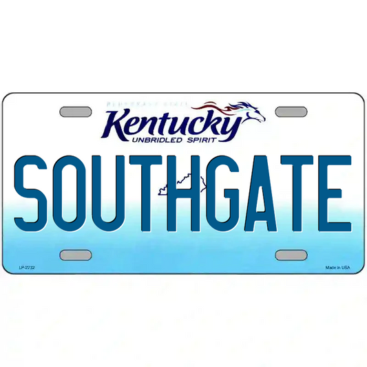 Southgate Kentucky Metal Sign