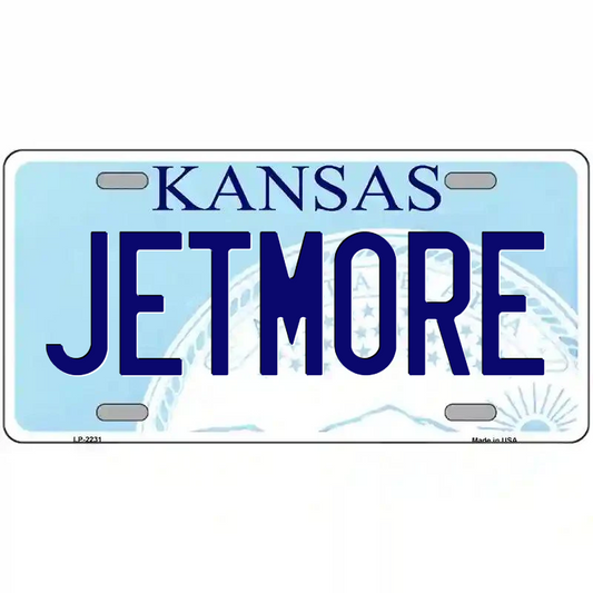 Jetmore Kansas Metal Sign