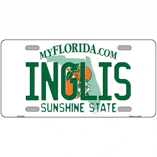 Inglis Florida Metal Sign