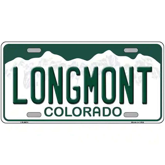 Longmont Colorado Metal Sign