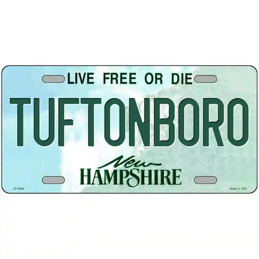 Tuftonboro New Hampshire Metal Sign