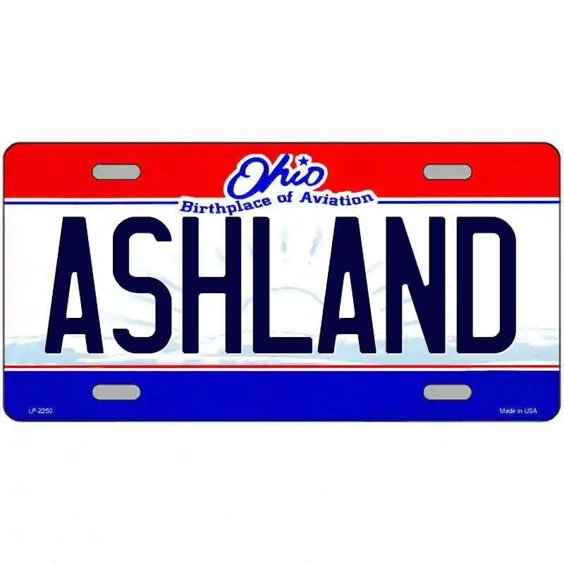 Ashland Ohio Metal Sign