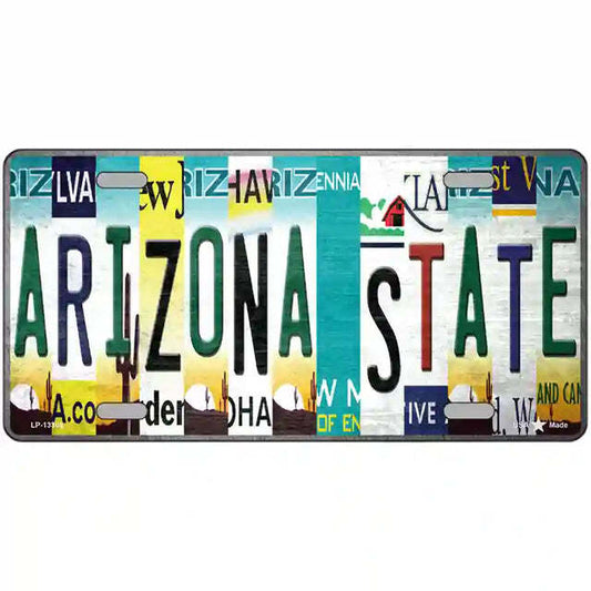 Arizona State Strip Art Metal Sign