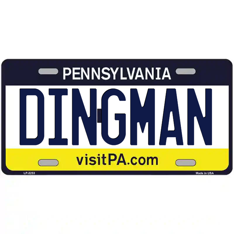 Dingman Pennsylvania Metal Sign