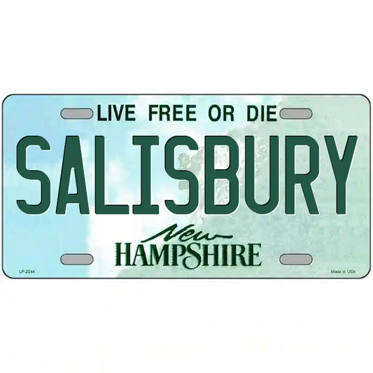 Salisbury New Hampshire Metal Sign