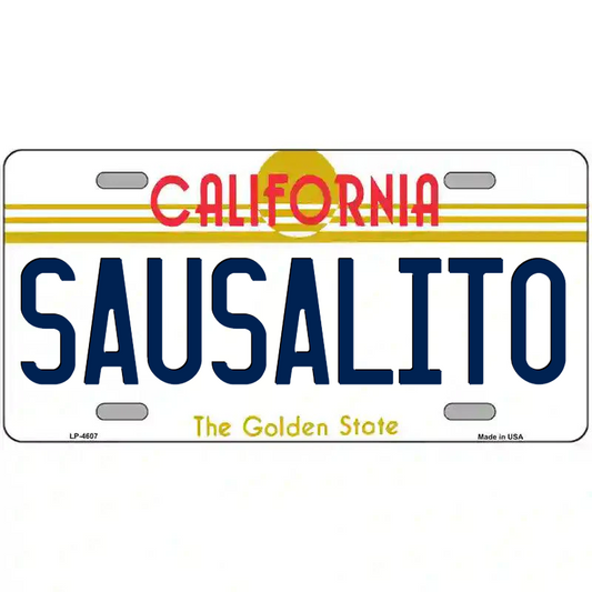 Sausalito California Metal Sign