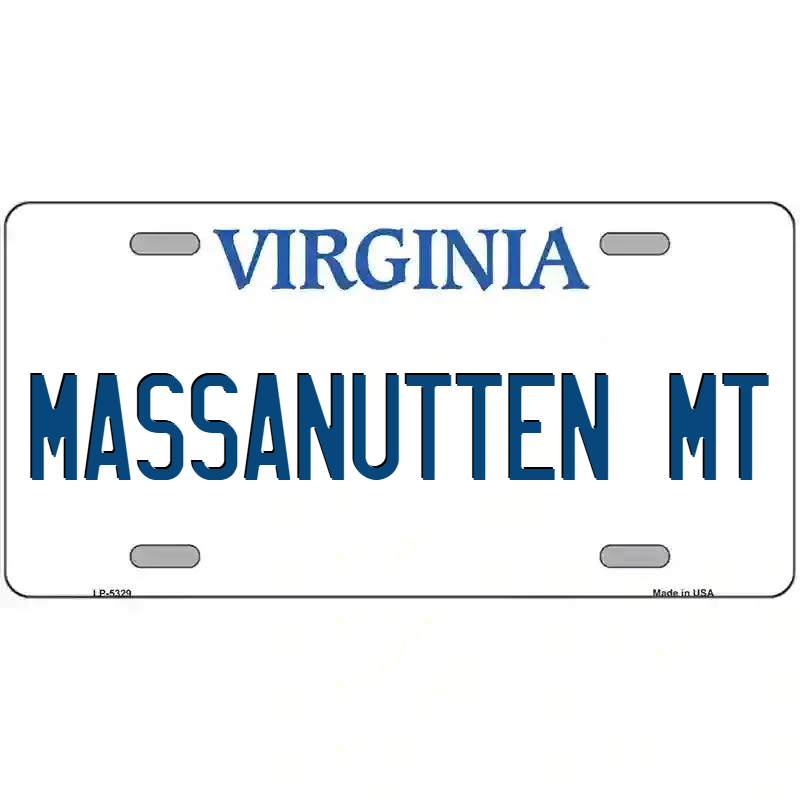 Massamutten Moutain Virginia Metal Sign
