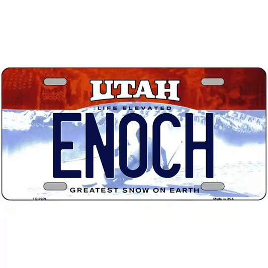 Enoch Utah Metal Sign