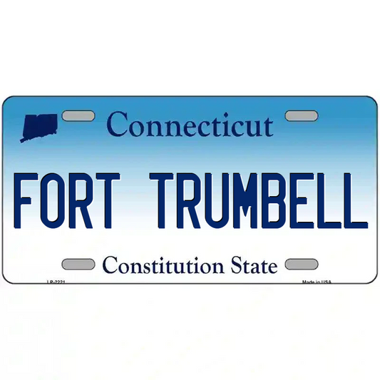 Fort Trumbell Connecticut Metal Sign