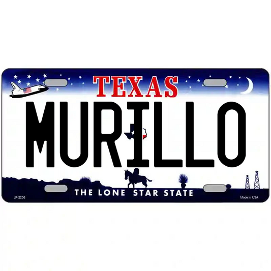 Murillo Texas Metal Sign