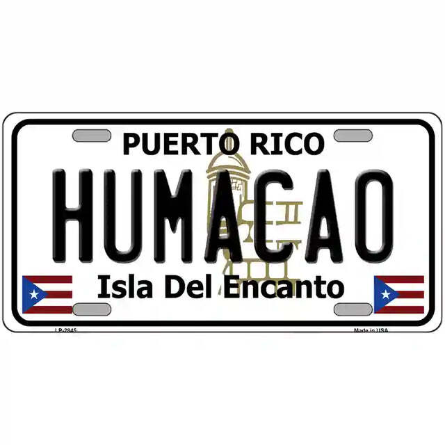 Humacao Puerto Rico Metal Sign
