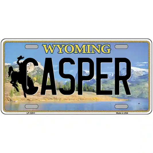 Casper Wyoming Metal Sign