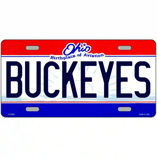 Buckeyes Ohio Metal Sign