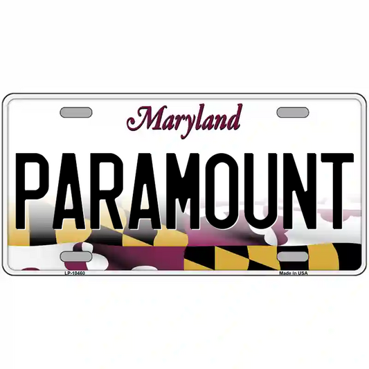 Paramount Maryland Metal Sign