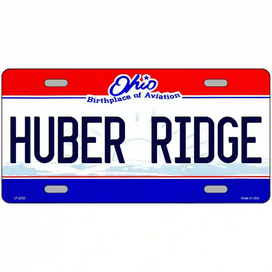 Huber Ridge Ohio Metal Sign