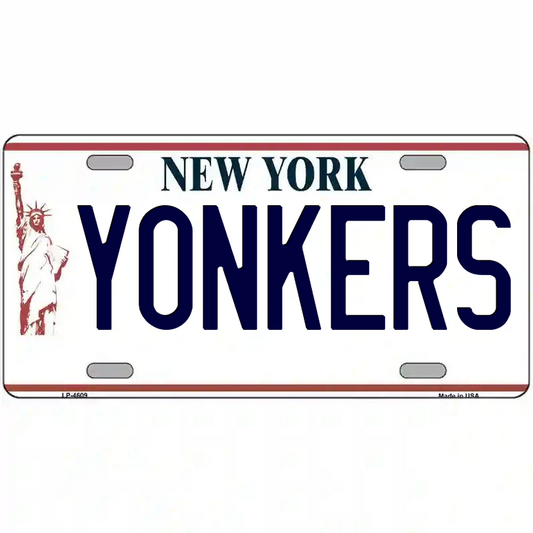Yonkers New York Statue of Liberty Metal Sign