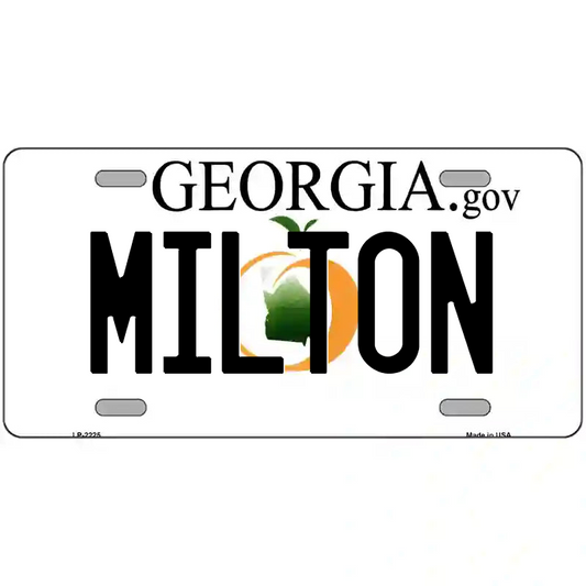 Milton Georgia Metal Sign