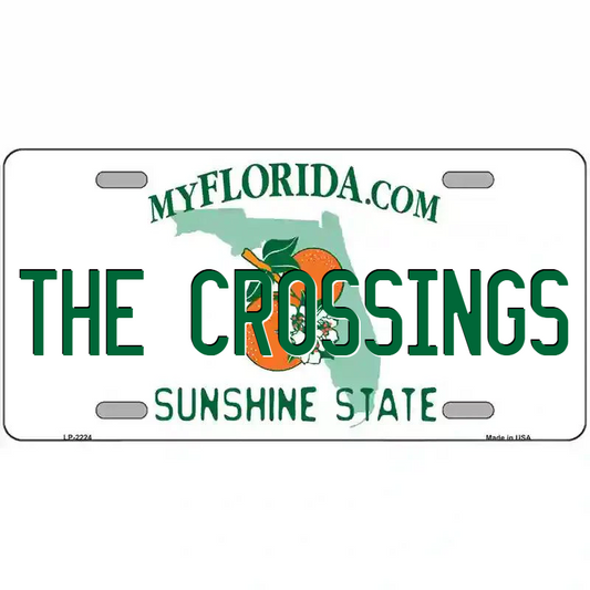 The Crossings Florida Metal Sign