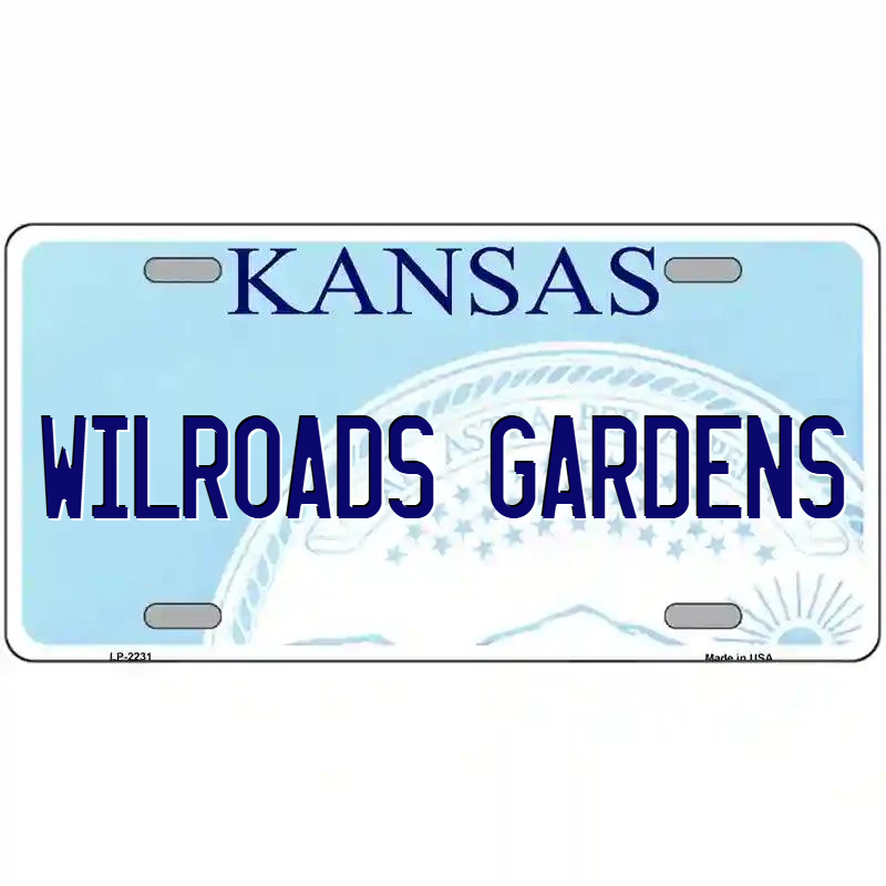 Walroads Gardens Kansas Metal Sign