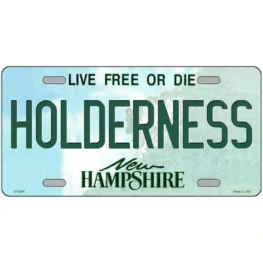 Holderness New Hampshire Metal Sign