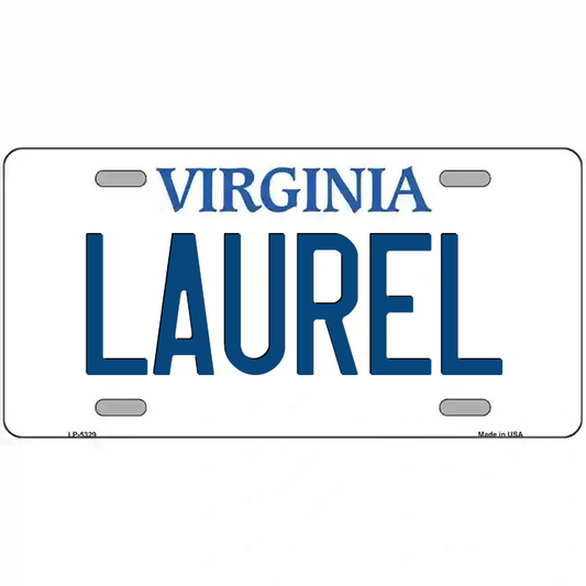Laurel Virginia Metal Sign