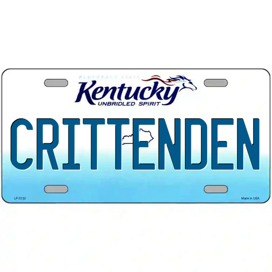 Crittenden Kentucky Metal Sign