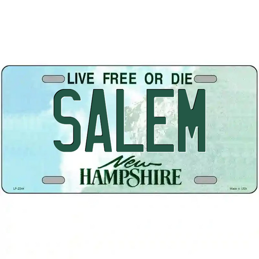 Salem New Hampshire Metal Sign