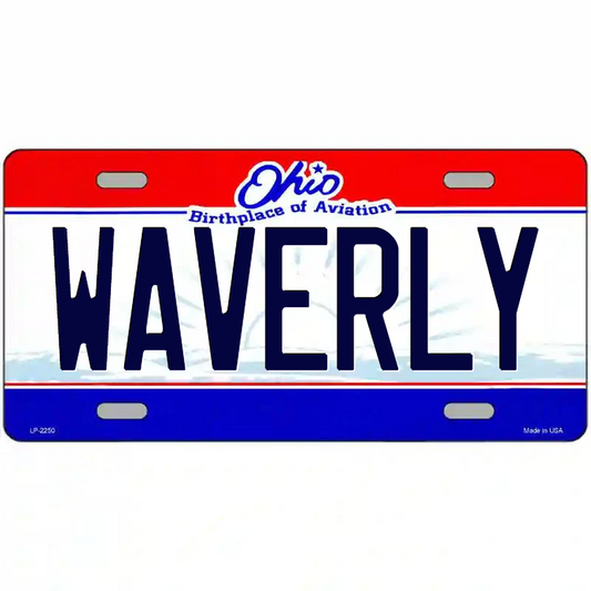 Waverly Ohio Metal Sign