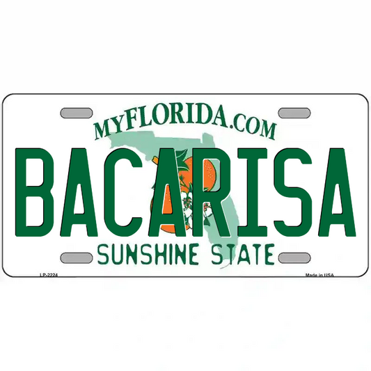 Bacarisa Florida Metal Sign
