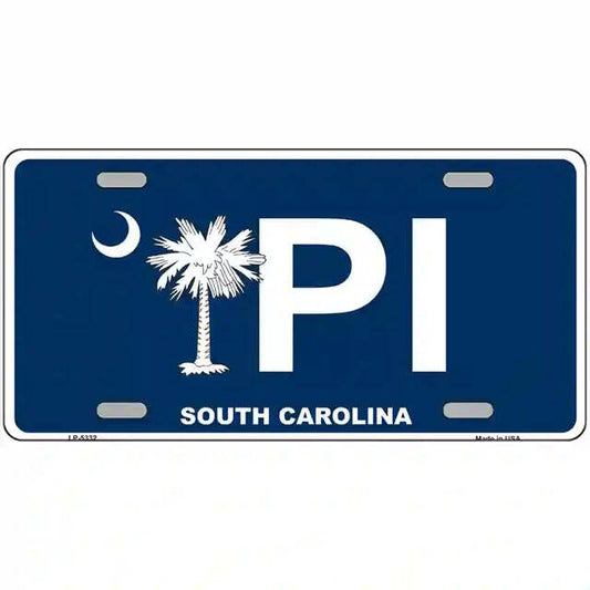 PI Pawley's Island South Carolina Metal Sign