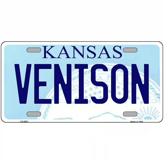 Venison Kansas Metal Sign