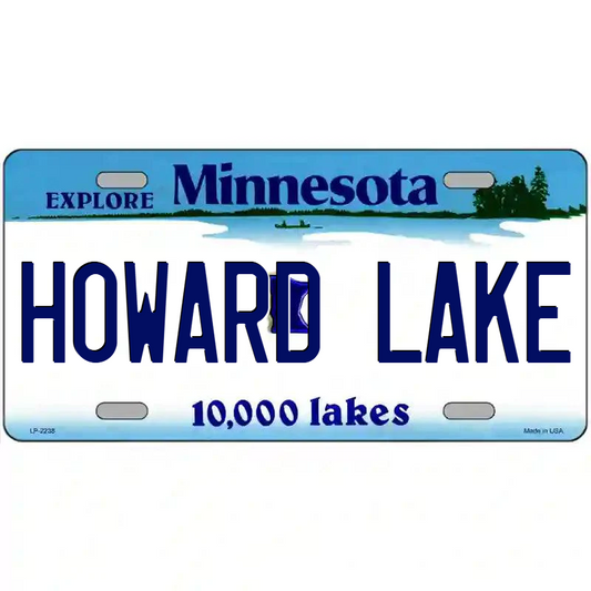 Howard Lake Minnesota Metal Sign