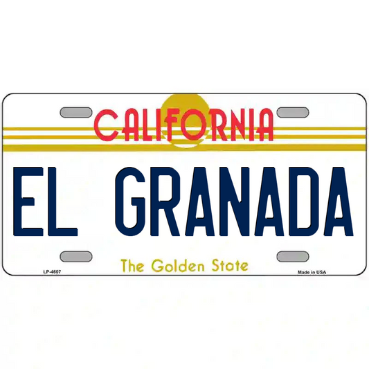 El Granada California Metal Sign