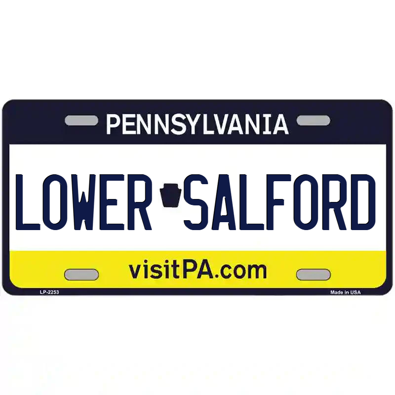 Lower Salford Pennsylvania Metal Sign