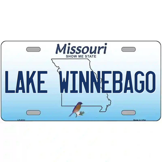Lake Winnebago Missouri Metal Sign