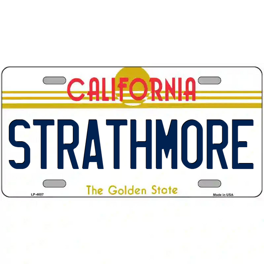 Strathmore California Metal Sign