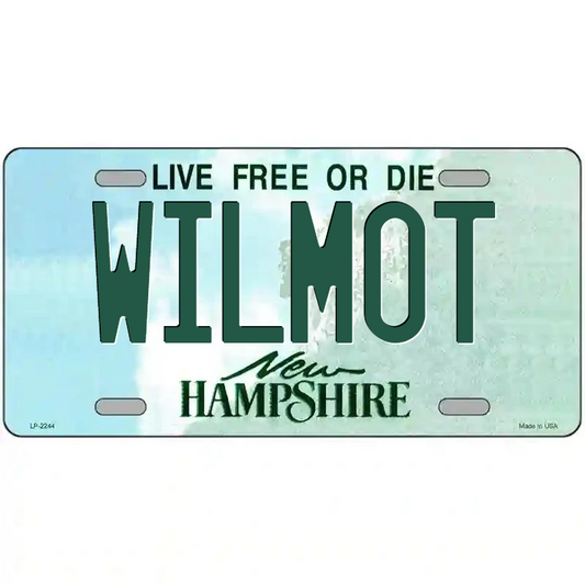 Wilmot New Hampshire Metal Sign