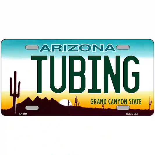 Tubing Arizona Metal Sign
