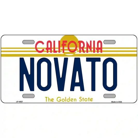 Novato California Metal Sign