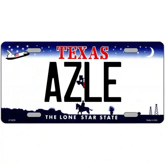 Azle Texas Metal Sign