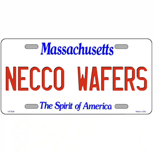Necco Wafers Massachusetts Metal Sign