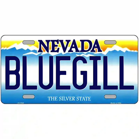 Bluegill Nevada Metal Sign