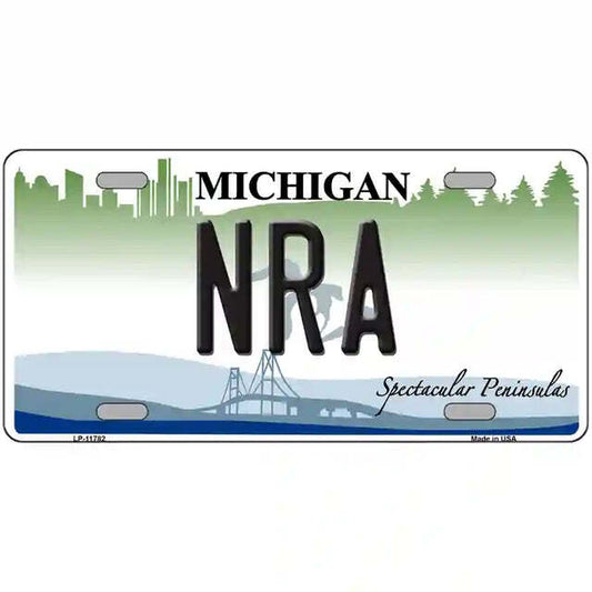 NRA Michigan Metal Sign