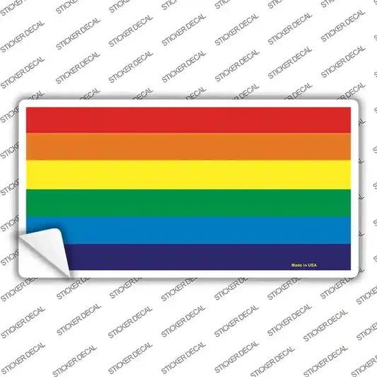 Rainbow Flag Vinyl Decal Stickers - Various Sizes