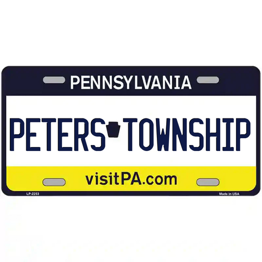 Peters Township Pennsylvania Metal Sign