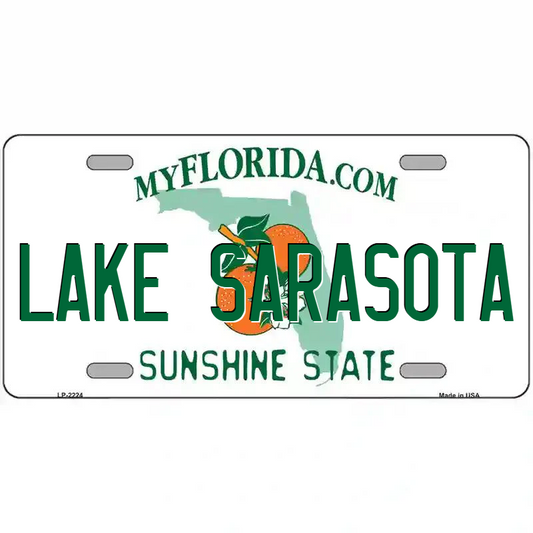 Lake Sarasota Florida Metal Sign