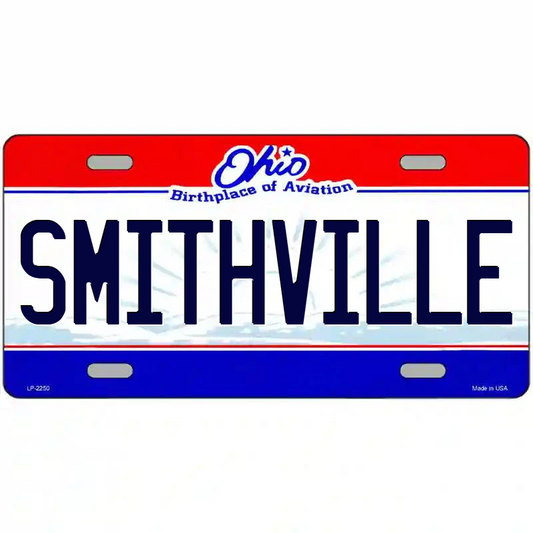 Smithville Ohio Metal Sign