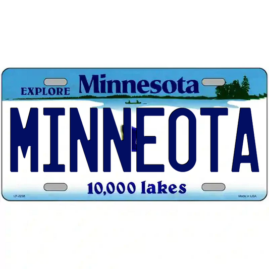 Minneota Minnesota Metal Sign
