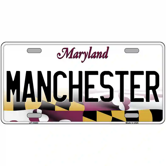 Manchester Maryland Metal Sign