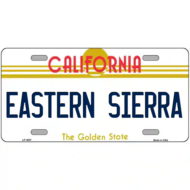 Eastern Sierra California Metal Sign
